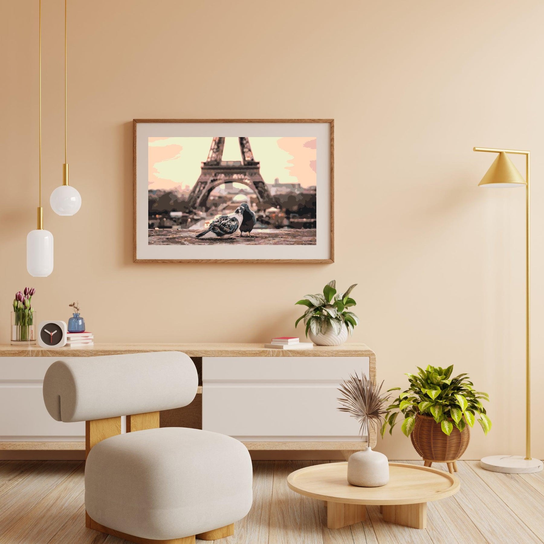 Diamantmalerei – Tauben in Paris – SEOS®