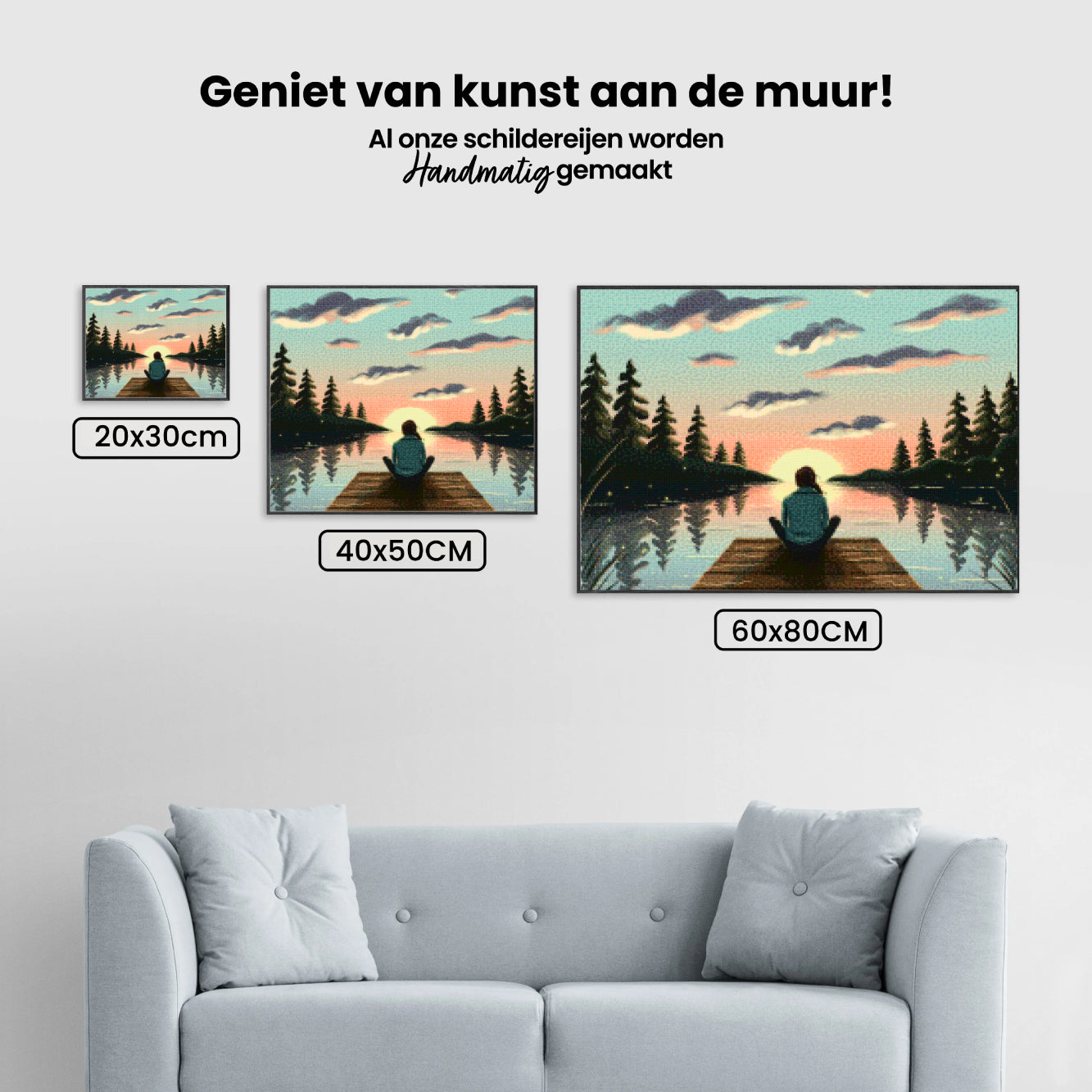 Diamantmalerei - Echos der Dämmerung