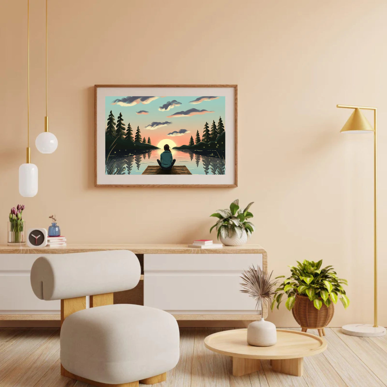 Diamantmalerei - Echos der Dämmerung