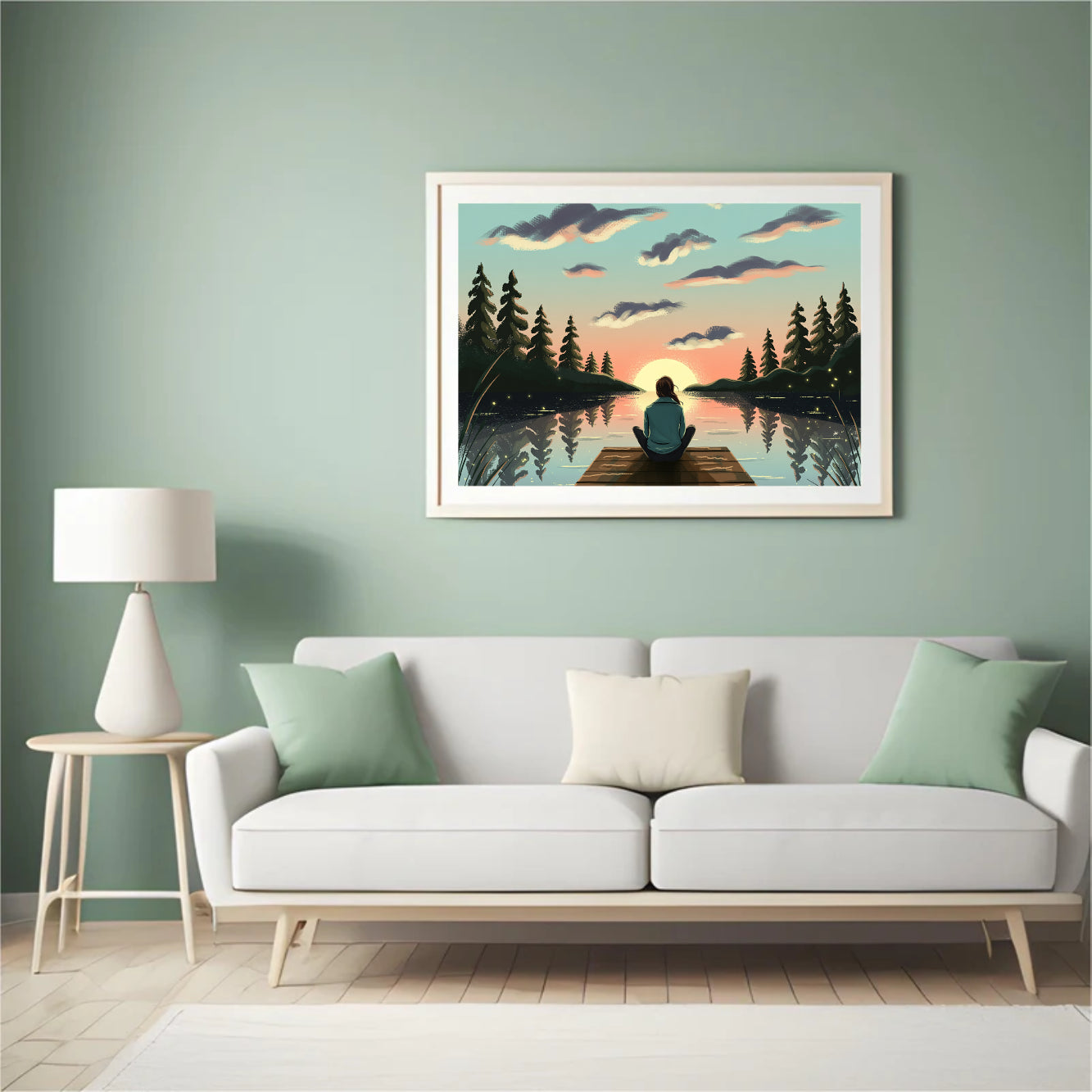 Diamantmalerei - Echos der Dämmerung