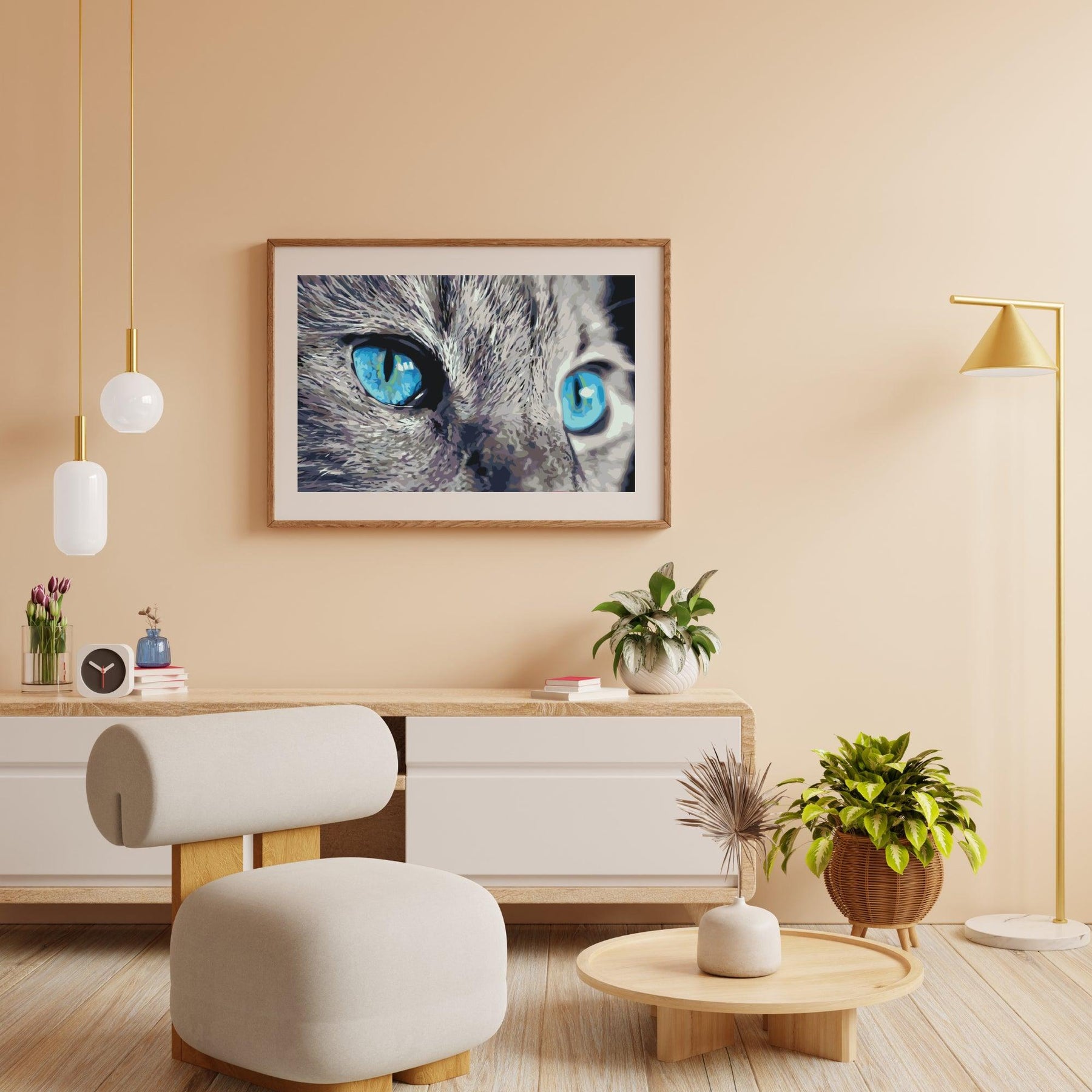 Diamond Painting – Ein durchdringender Blick – SEOS®