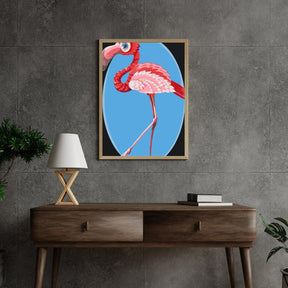 Diamond Painting – Ein Flamingo mit seinen Sachen – SEOS®