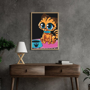 Diamond Painting – Eine Katze mit großen Augen – SEOS®