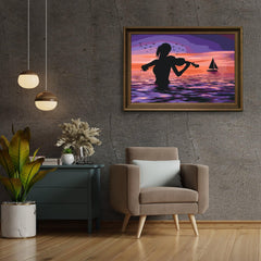 Diamantmalerei - Ein Pilzspieler im Meer - SEOS Shop ®