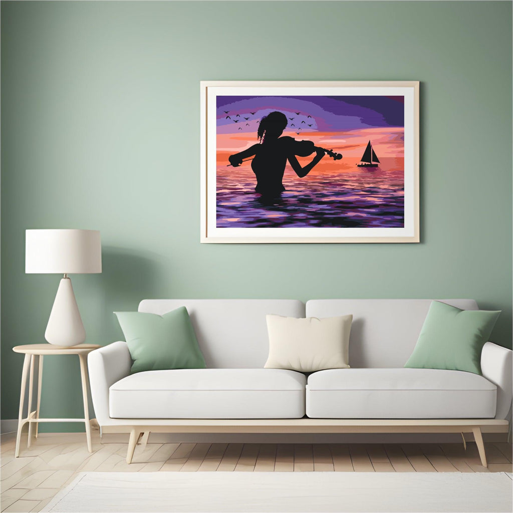 Diamantmalerei - Ein Pilzspieler im Meer - SEOS Shop ®