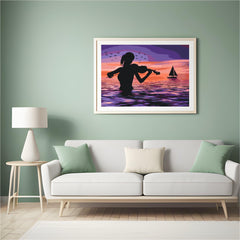 Diamantmalerei - Ein Pilzspieler im Meer - SEOS Shop ®