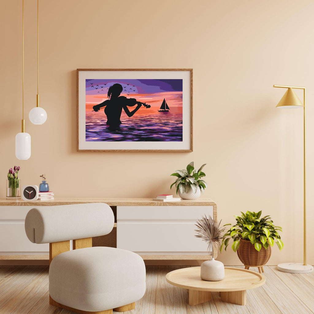 Diamantmalerei - Ein Pilzspieler im Meer - SEOS Shop ®