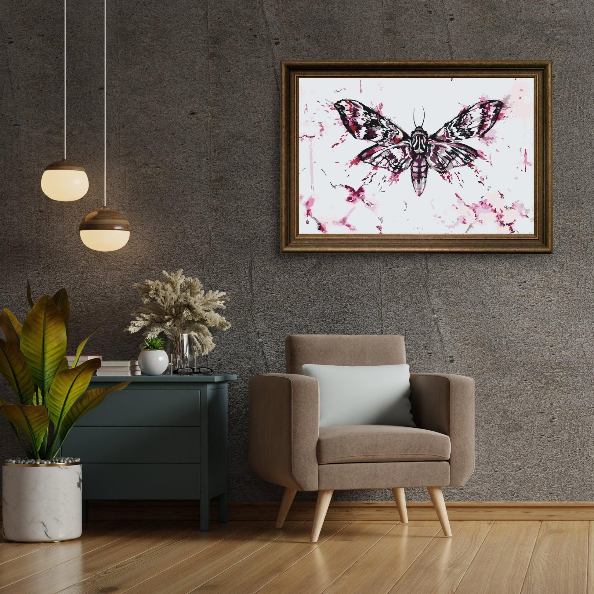Diamond Painting - Einen Schmetterling malen - SEOS®