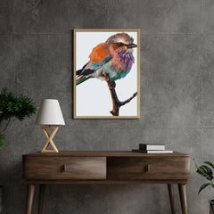 Diamantmalerei - Ein Vogel auf einem Ast - SEOS®