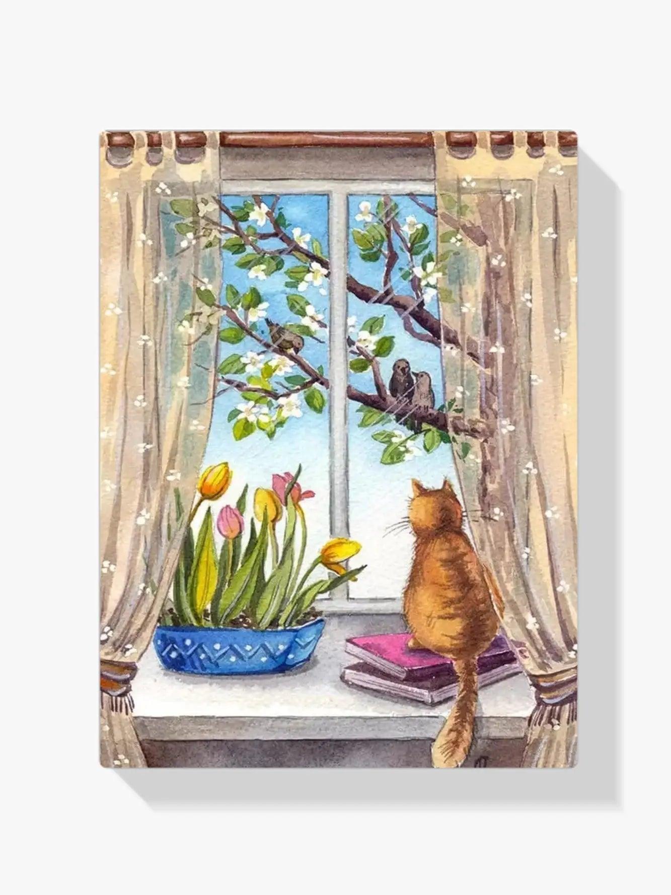 Diamantmalerei - Ein friedlicher Morgen