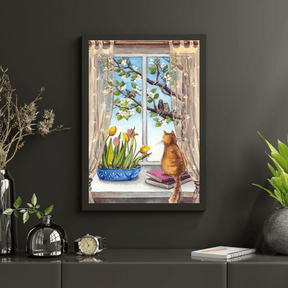 Diamantmalerei - Ein friedlicher Morgen