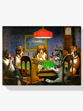 Diamantmalerei – Ein Freund in der Not – Hunde spielen Poker