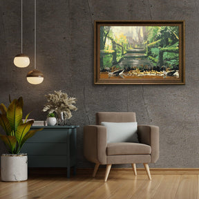 Diamond Painting - Entenfamilie im Park - SEOS®