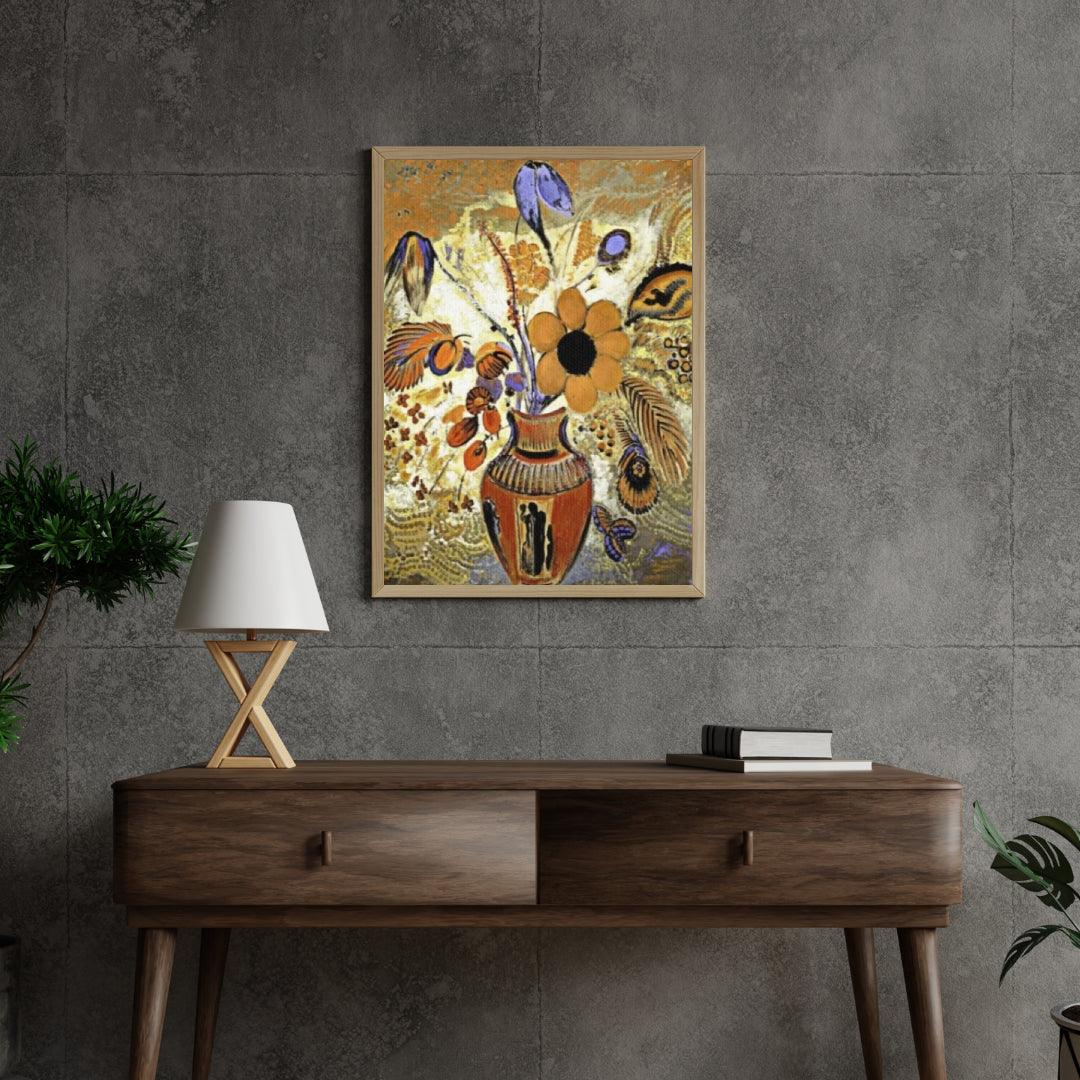 Diamond Painting - Etruskische Vase mit Blumen - SEOS Shop ®
