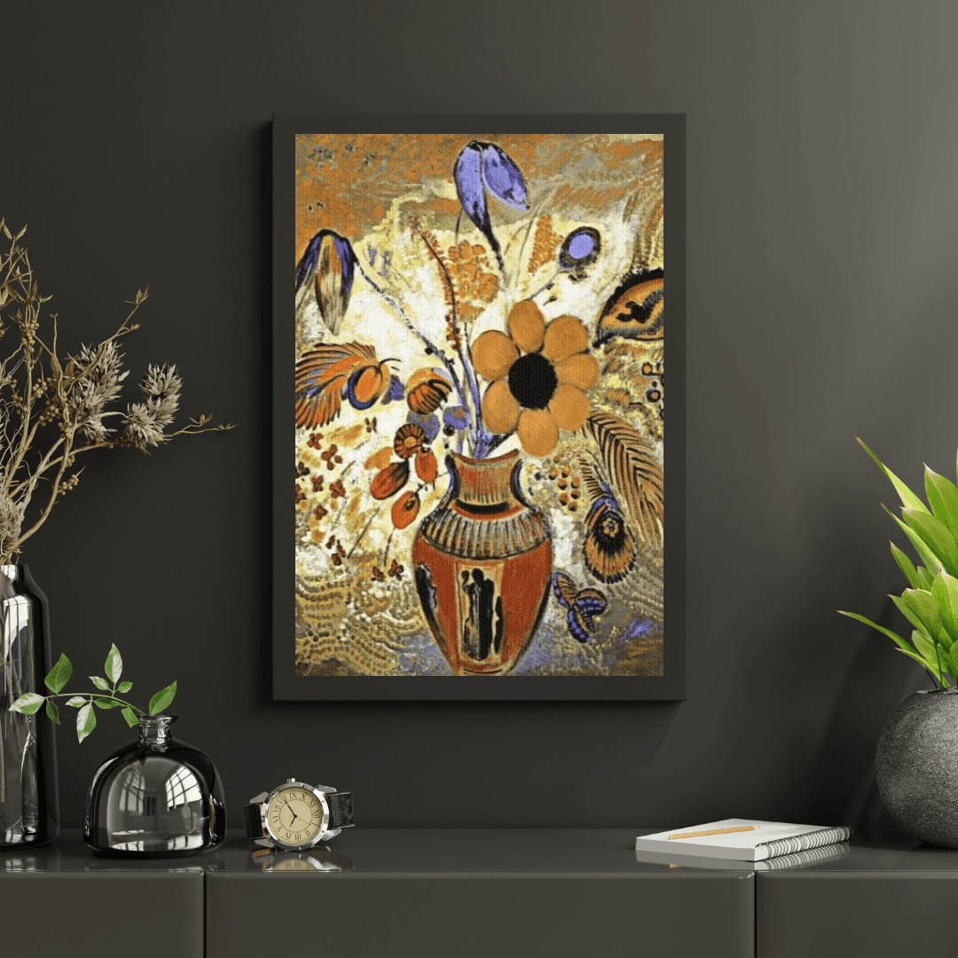 Diamond Painting - Etruskische Vase mit Blumen - SEOS Shop ®