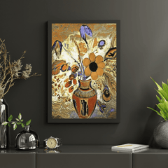 Diamond Painting - Etruskische Vase mit Blumen - SEOS Shop ®