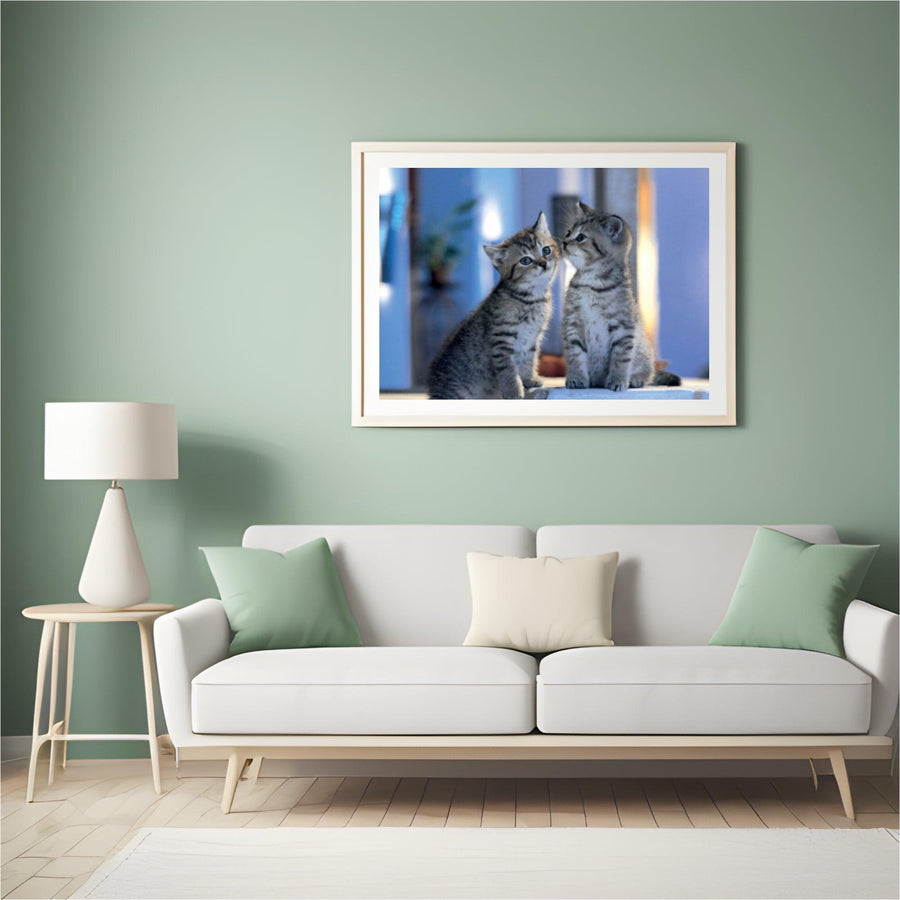 Diamantmalerei - Familienkatzen - SEOS®