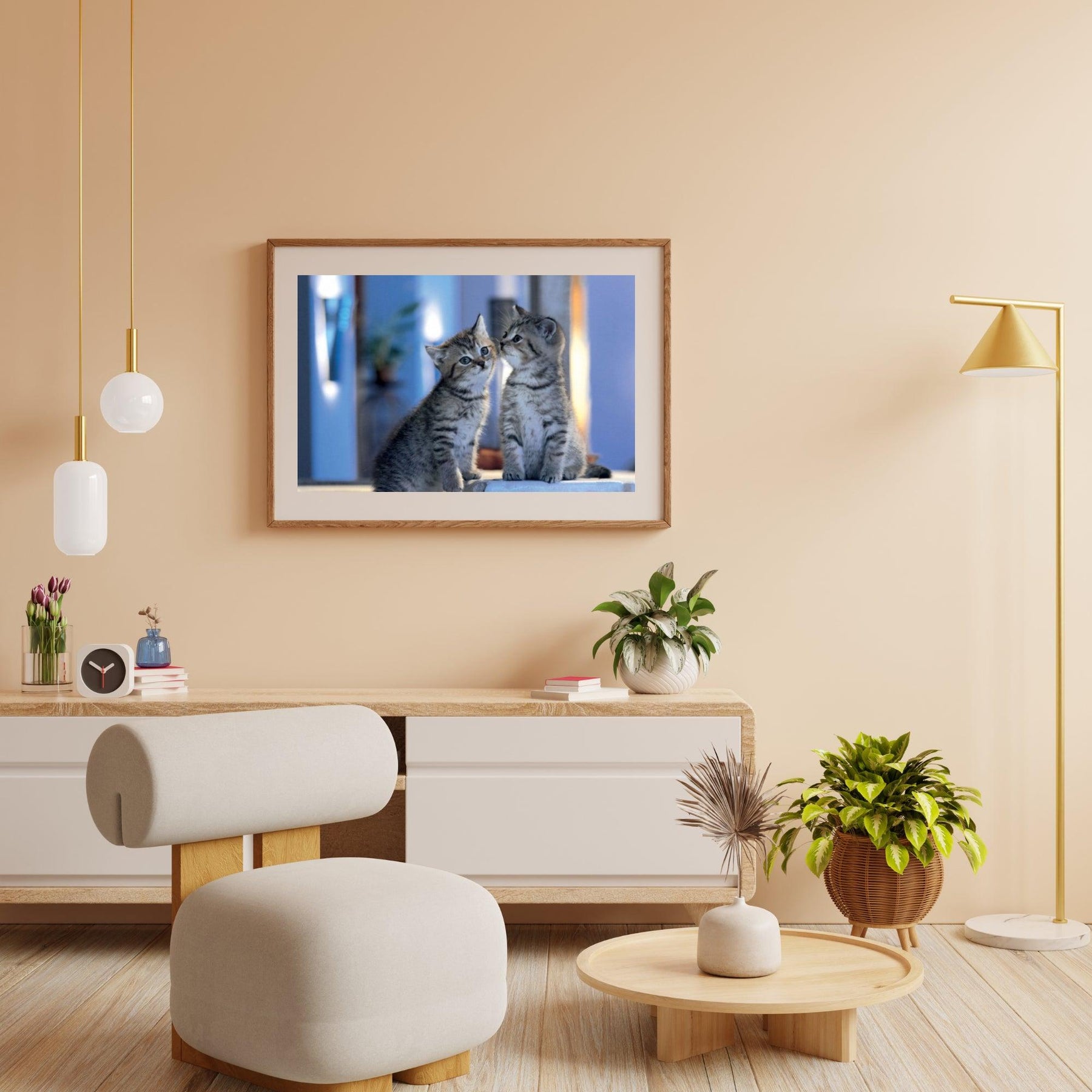 Diamantmalerei - Familienkatzen - SEOS®