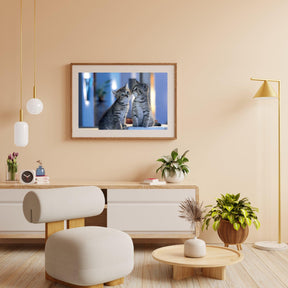 Diamantmalerei - Familienkatzen - SEOS®