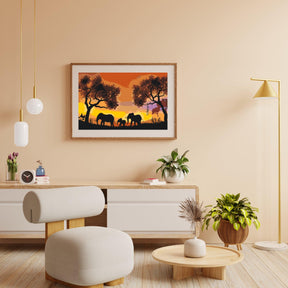 Diamond Painting - Elefantenfamilie - SEOS®