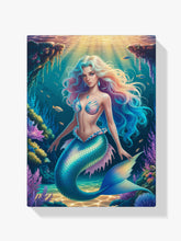 Diamond Painting - Fantasie-Meerjungfrau mit glitzernden Schuppen