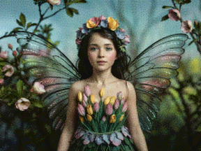 Diamantmalerei - Fee des Waldes