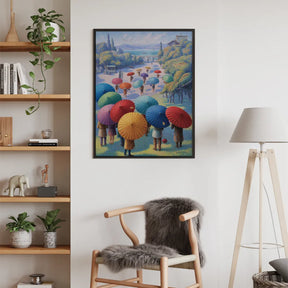 Diamantmalerei - Festival der Regenschirme