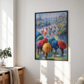 Diamantmalerei - Festival der Regenschirme