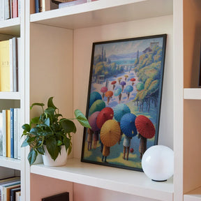 Diamantmalerei - Festival der Regenschirme