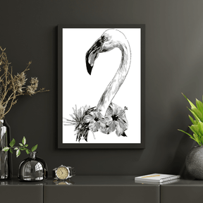 Diamantmalerei - Flamingokopf - SEOS®