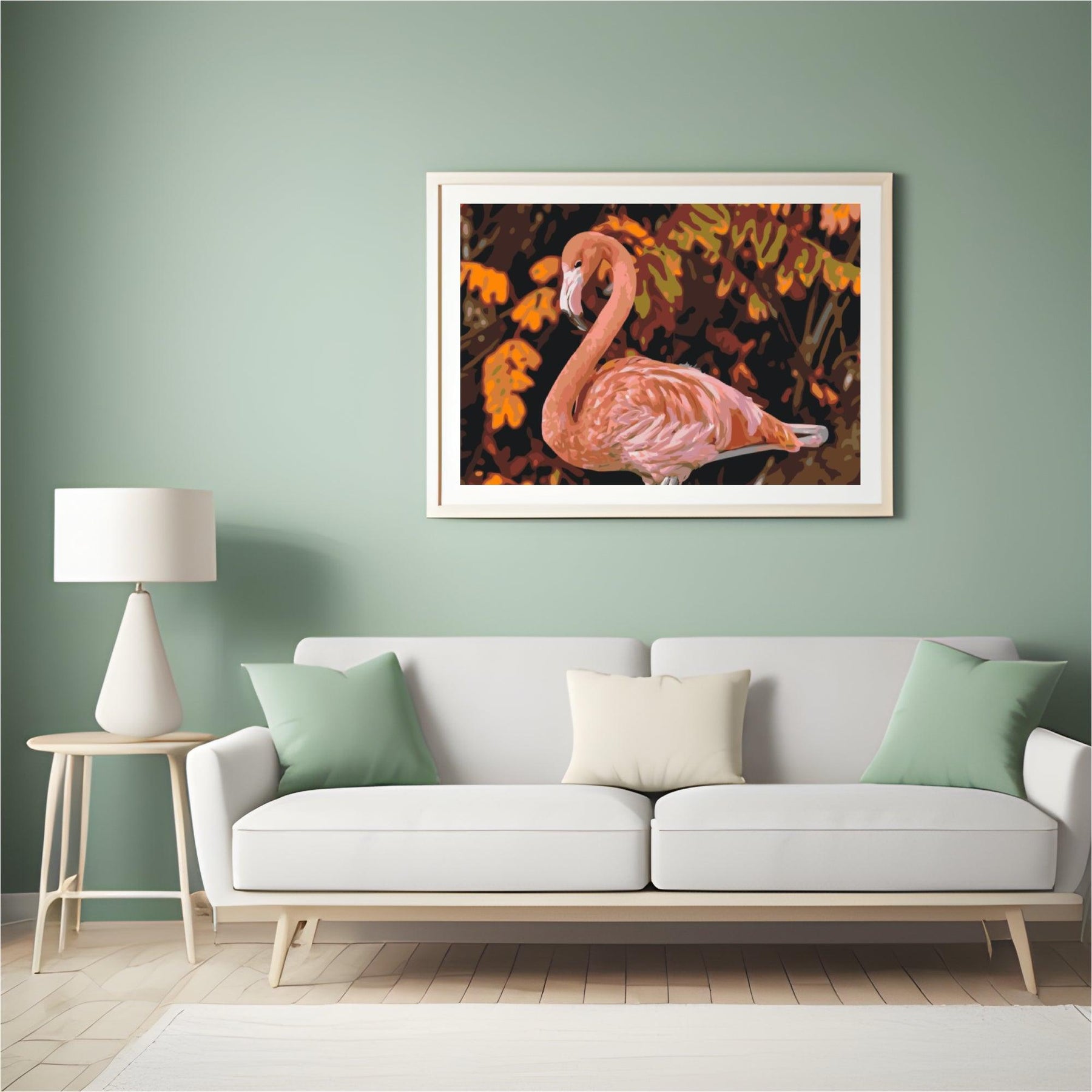 Diamond Painting - Flamingo in der Natur - SEOS®