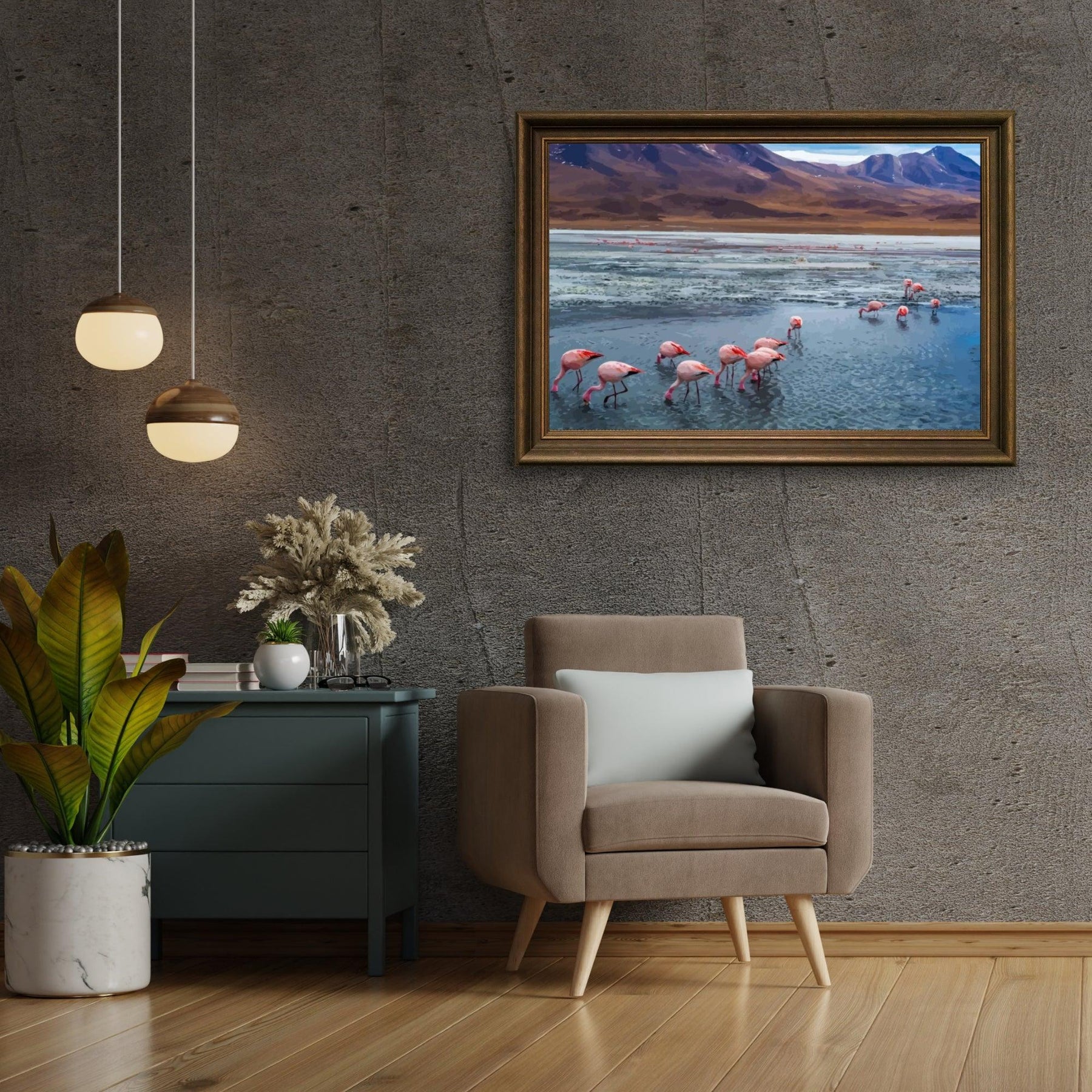 Diamond Painting - Flamingos in Bolivien - SEOS Shop ®