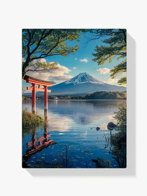 Diamantmalerei – Flüstern vom Berg Fuji