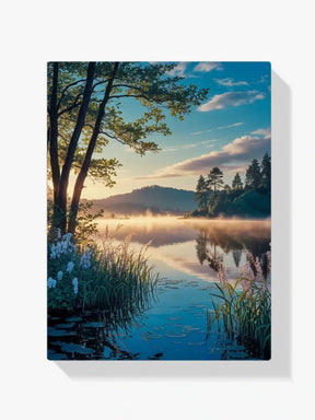 Diamantmalerei – Flüstern des Morgensees