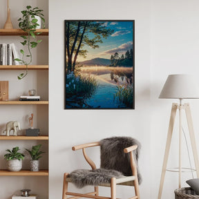 Diamantmalerei – Flüstern des Morgensees