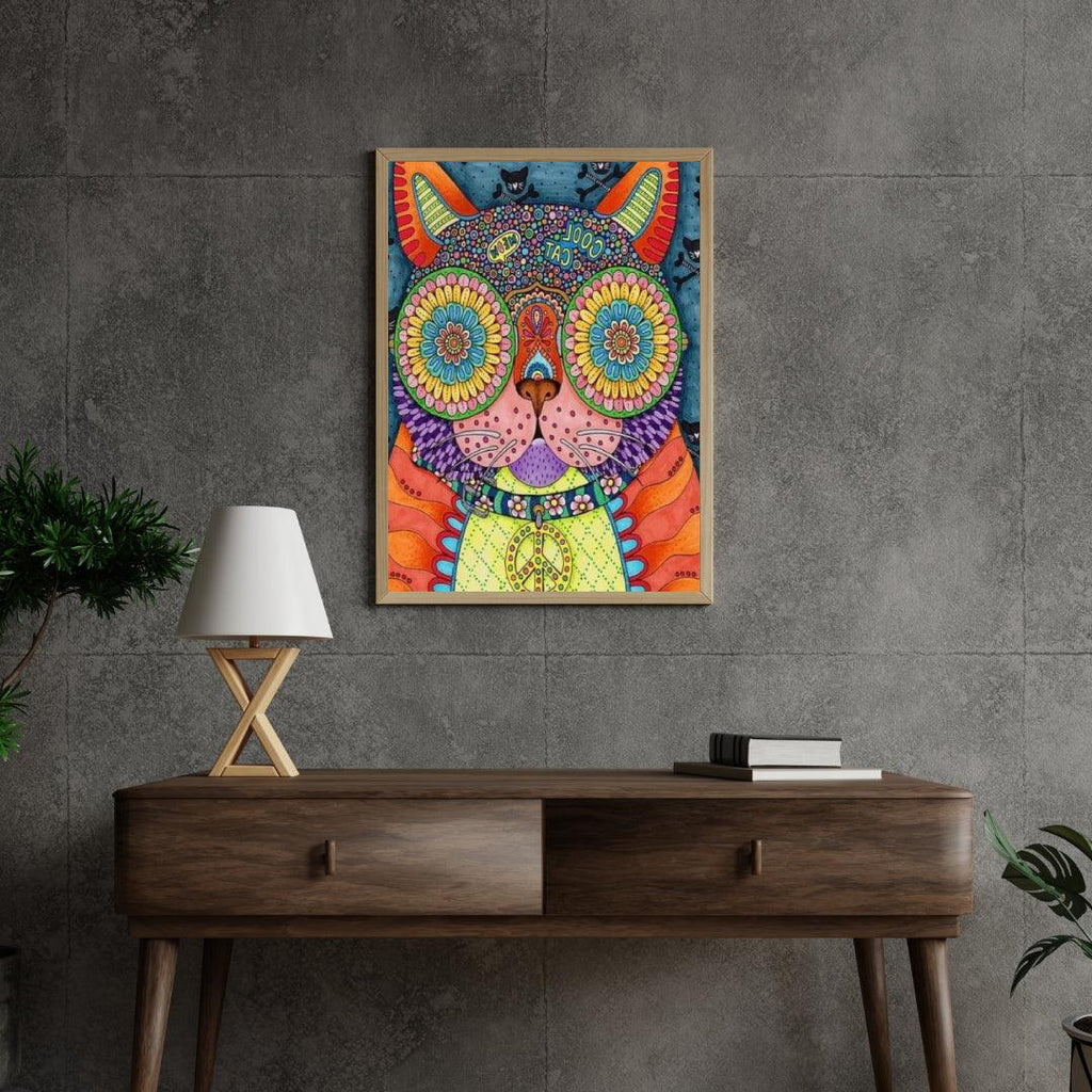 Diamantmalerei - Funky Cool Cat - SEOS Shop ®