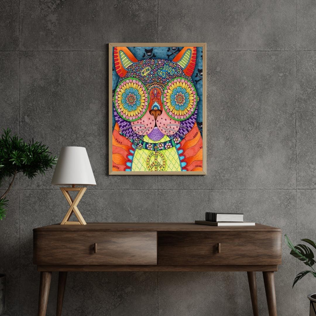 Diamantmalerei - Funky Cool Cat - SEOS Shop ®