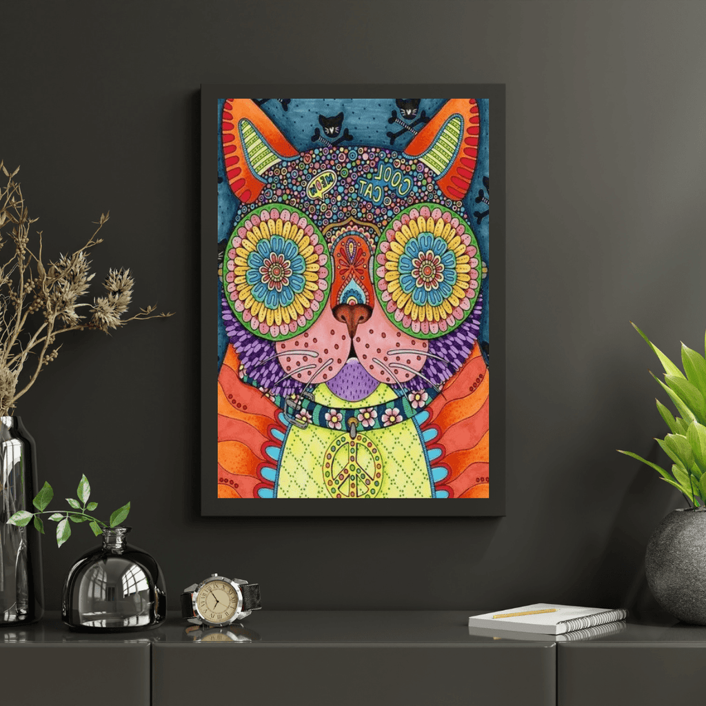 Diamantmalerei - Funky Cool Cat - SEOS Shop ®