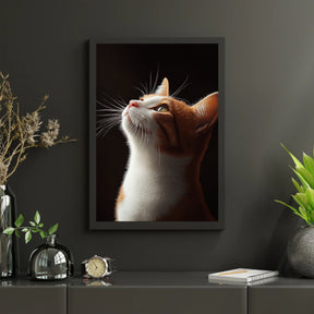 Diamantmalerei - Blickende Katze