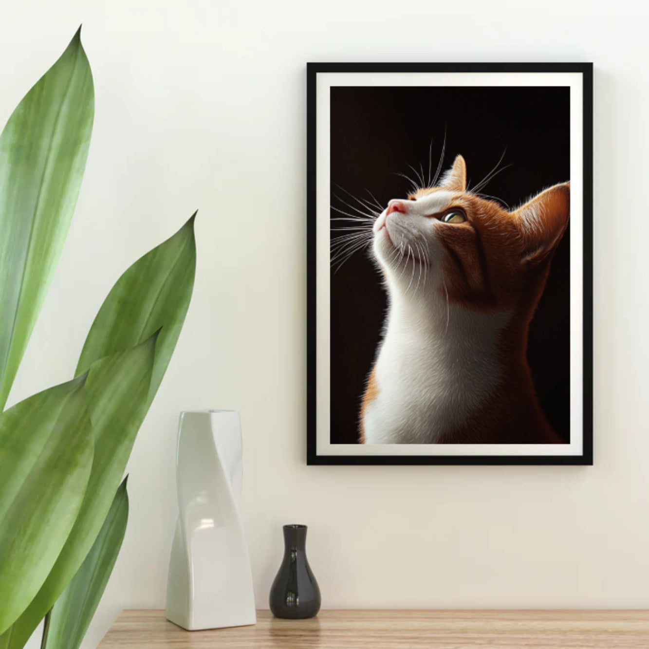 Diamantmalerei - Blickende Katze
