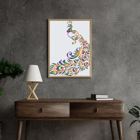 Diamond Painting - Farbiger Pfau 2 - SEOS®