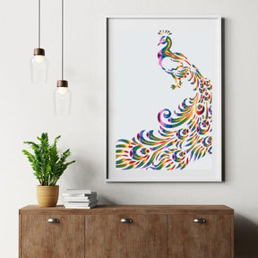 Diamond Painting - Farbiger Pfau 2 - SEOS®