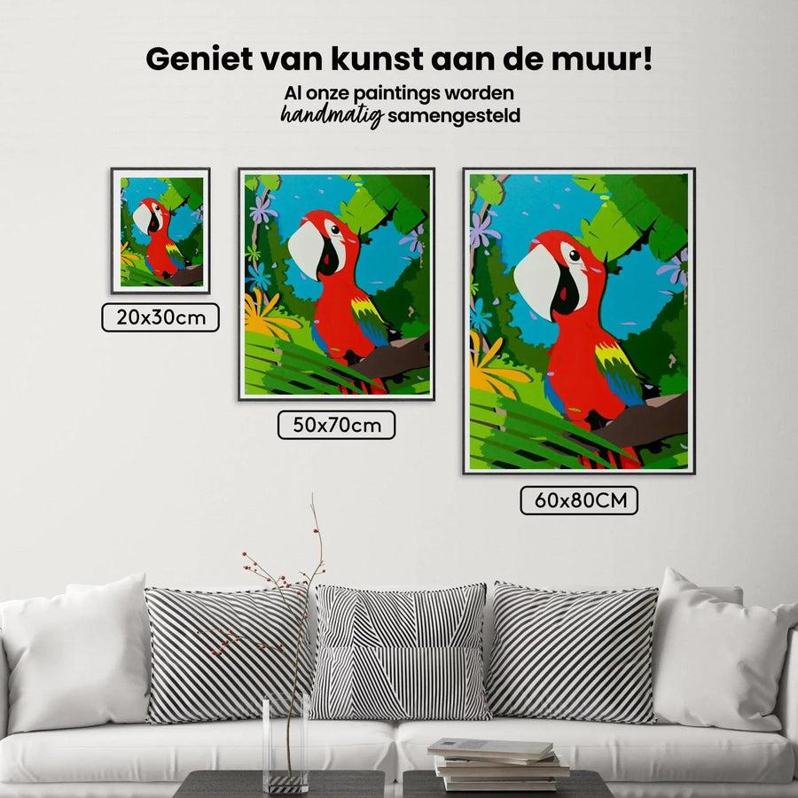 Diamantmalerei - Glücklicher Papagei - SEOS Shop ®