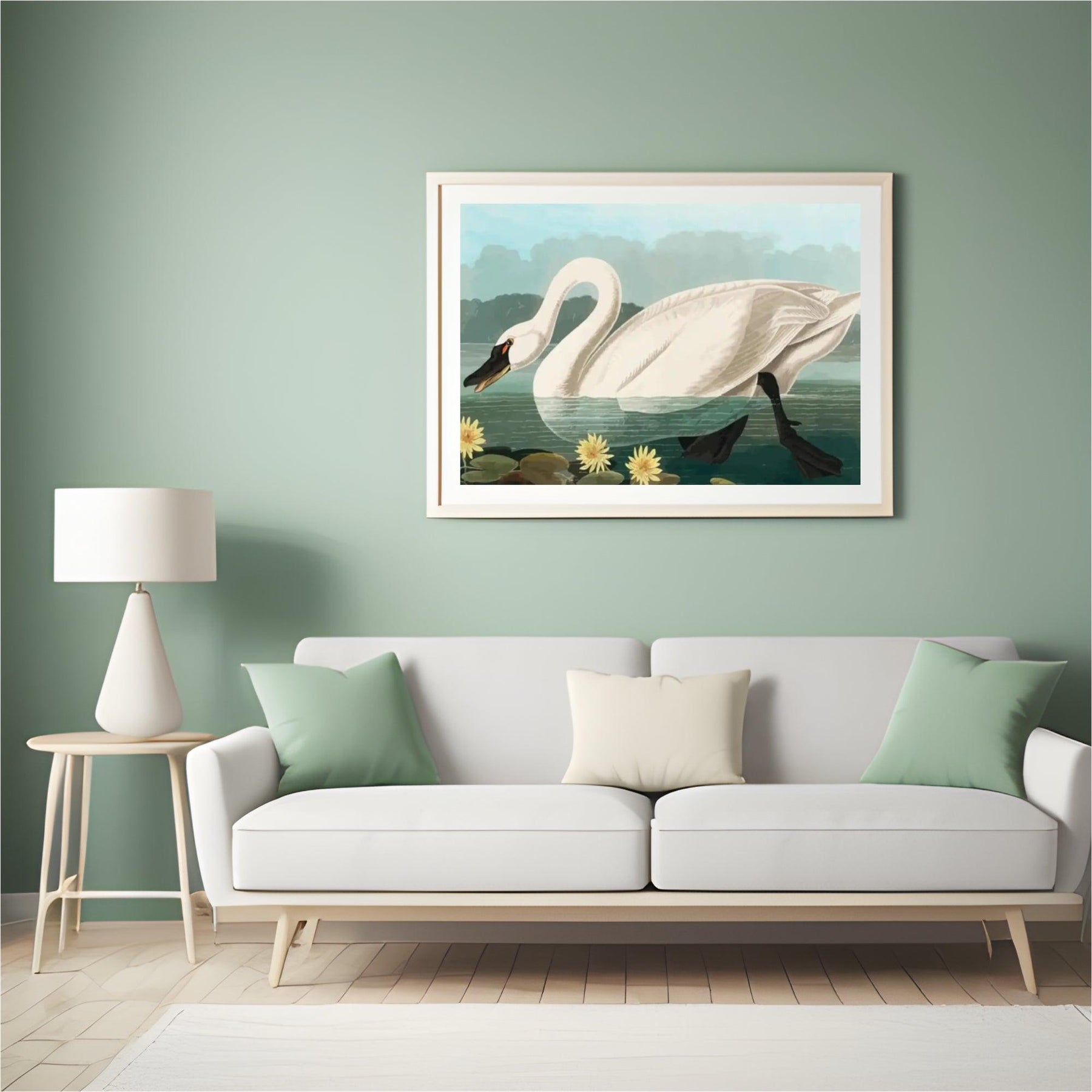 Diamantmalerei - Amerikanischer Schwan