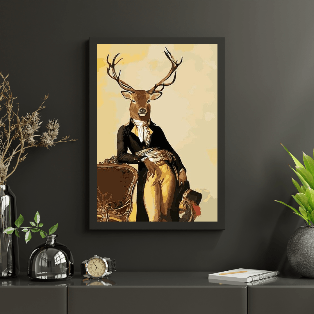 Diamond Painting - Gentleman Hirsch - SEOS®