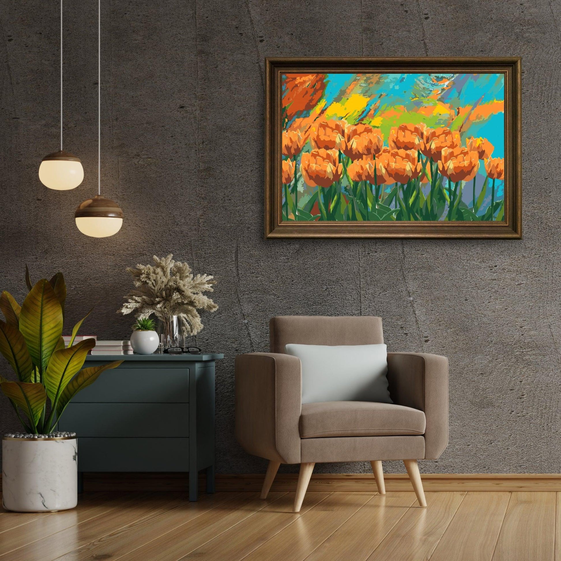 Diamond Painting - Gemalte Tulpen - SEOS Shop ®