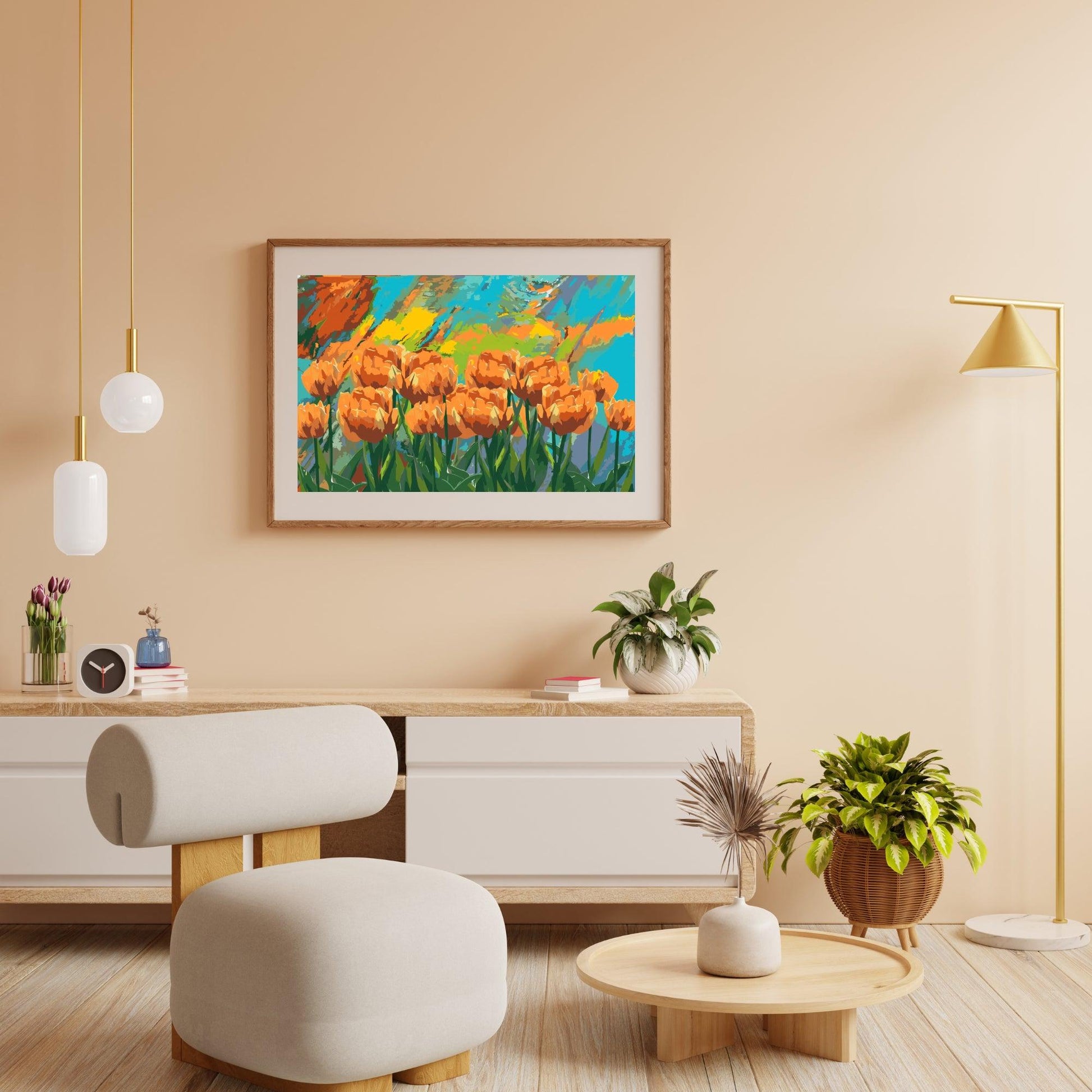 Diamond Painting - Gemalte Tulpen - SEOS Shop ®