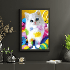 Diamantmalerei – Gefleckte Katze – SEOS®