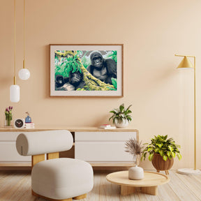Diamond Painting - Gorillafamilie - SEOS®