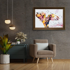 Diamantmalerei - Goldene Schneeeule - SEOS®